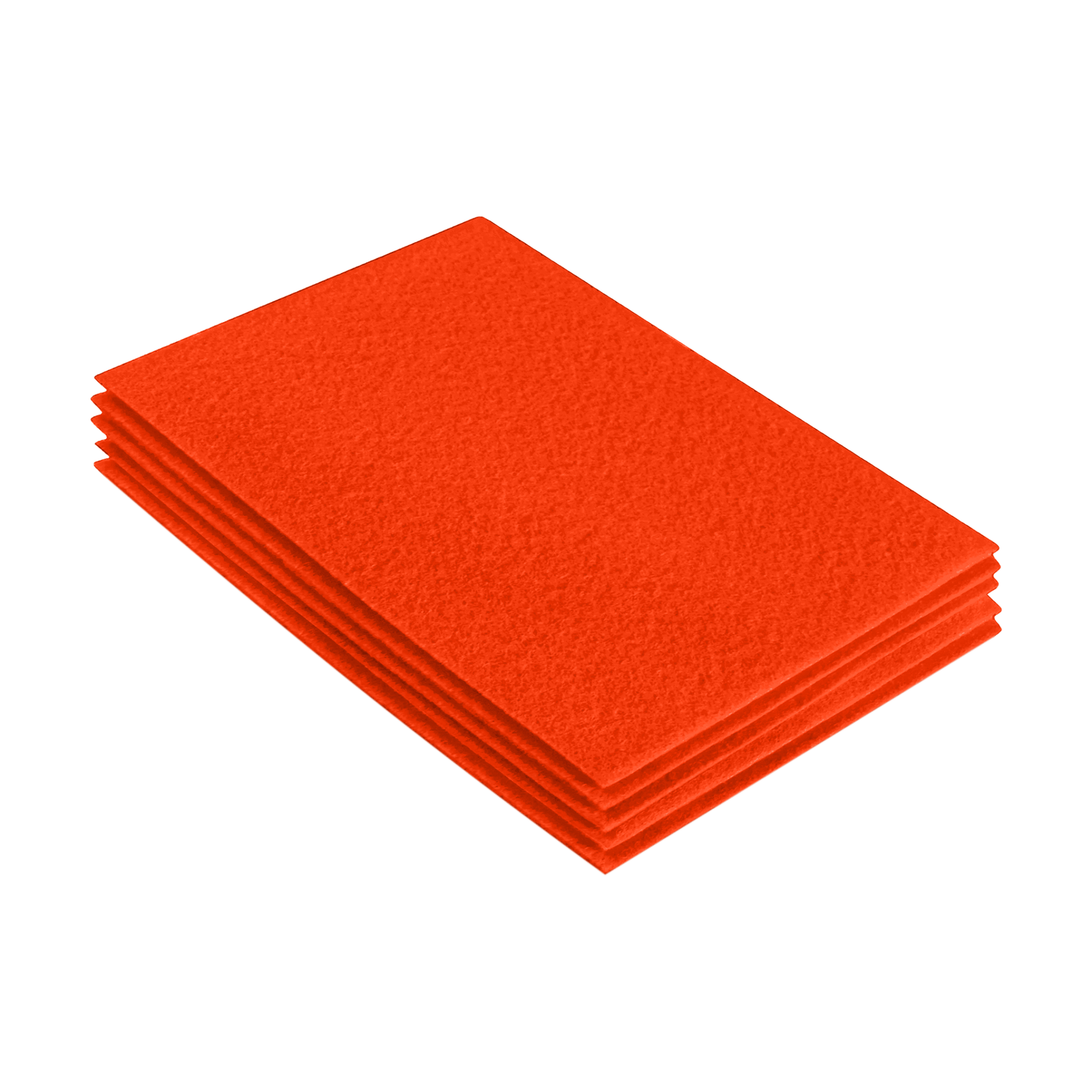 FabricLA Acrylic Felt 9"X12" Sheet Packs | Neon Orange - Prismatic Fiber Arts