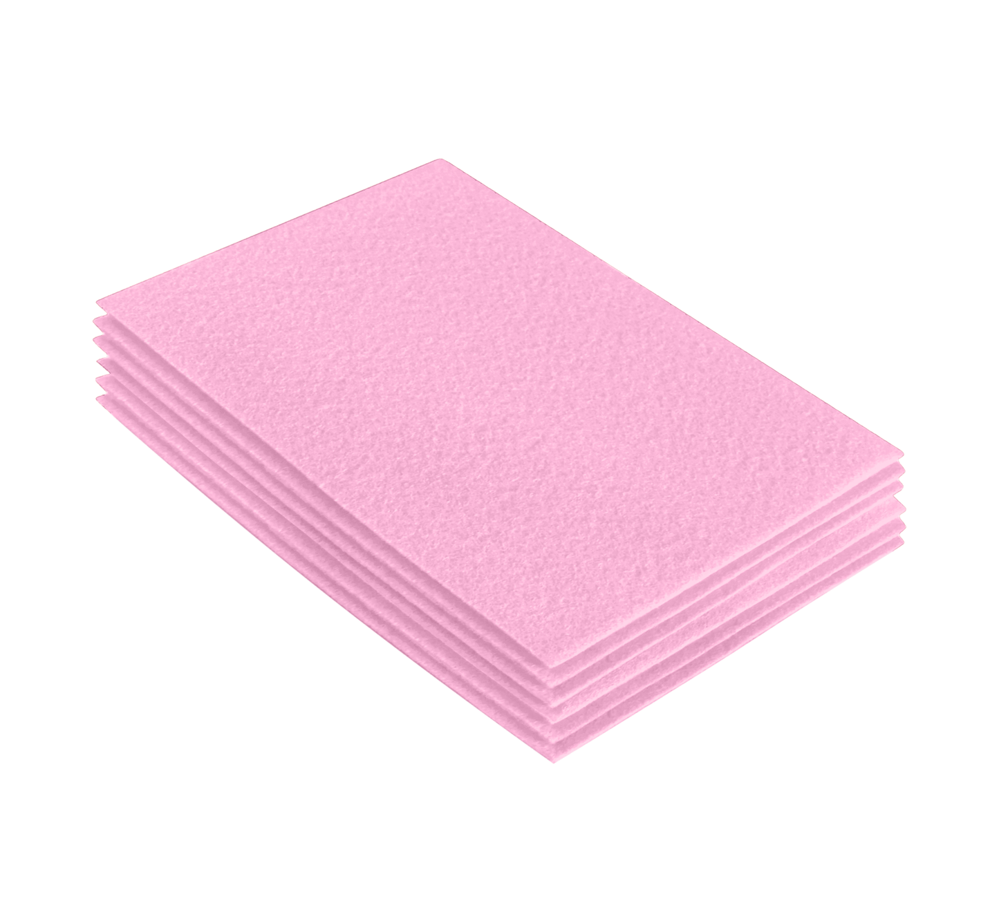 FabricLA Acrylic Felt 9"X12" Sheet Packs | Baby Pink - Prismatic Fiber Arts