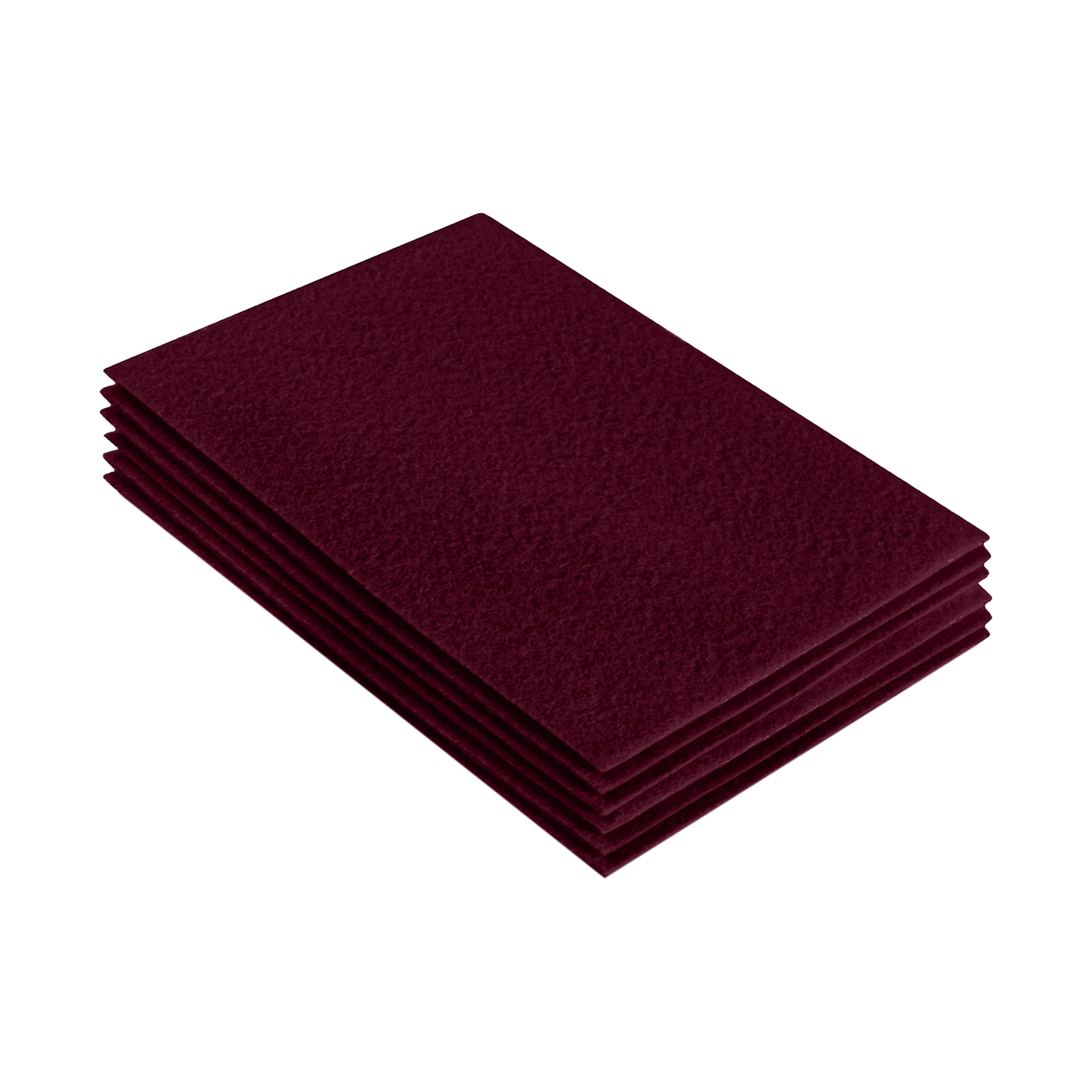 FabricLA Acrylic Felt 9"X12" Sheet Packs | Burgundy - Prismatic Fiber Arts