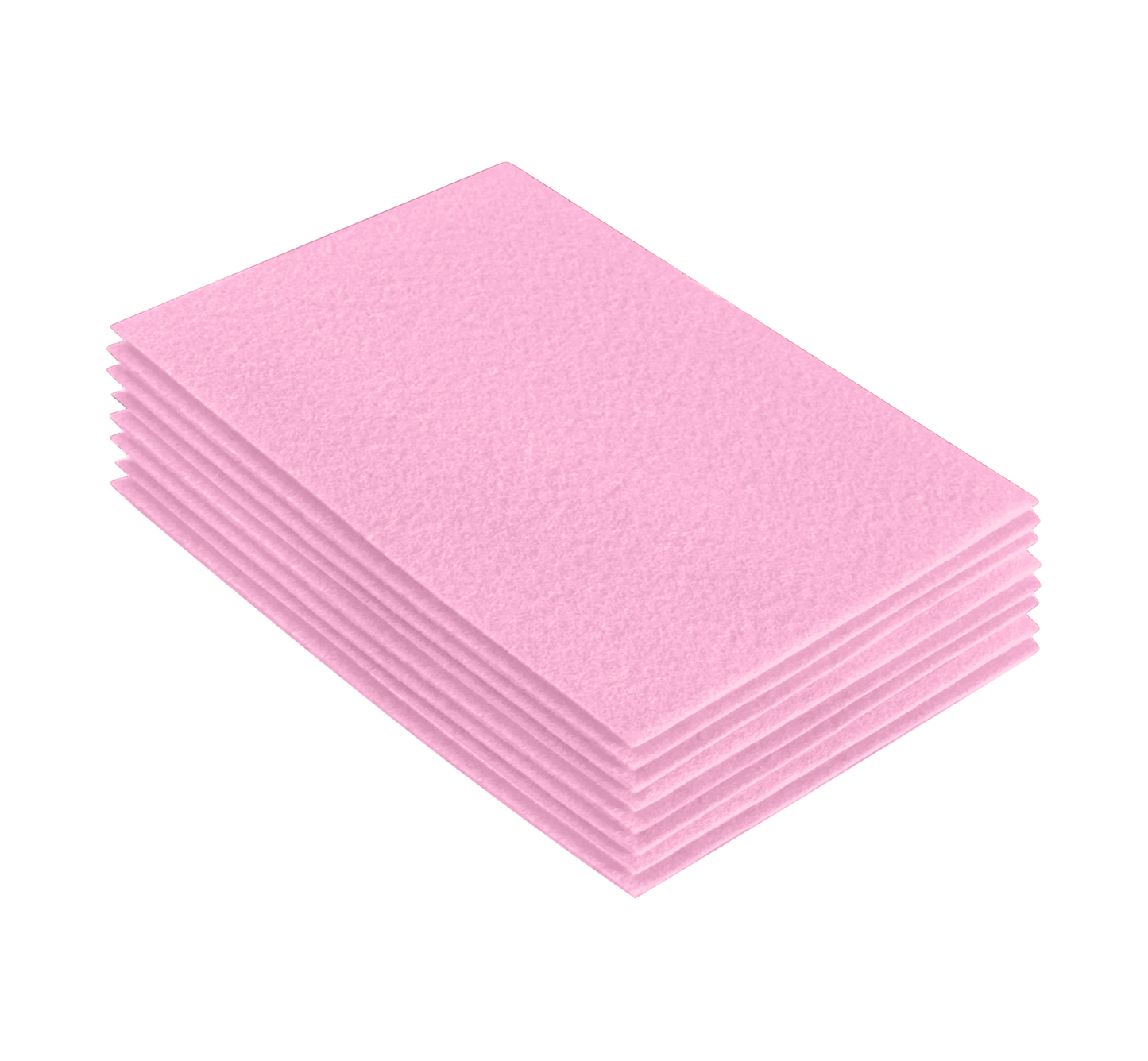 FabricLA Acrylic Felt 9"X12" Sheet Packs | Baby Pink - Prismatic Fiber Arts