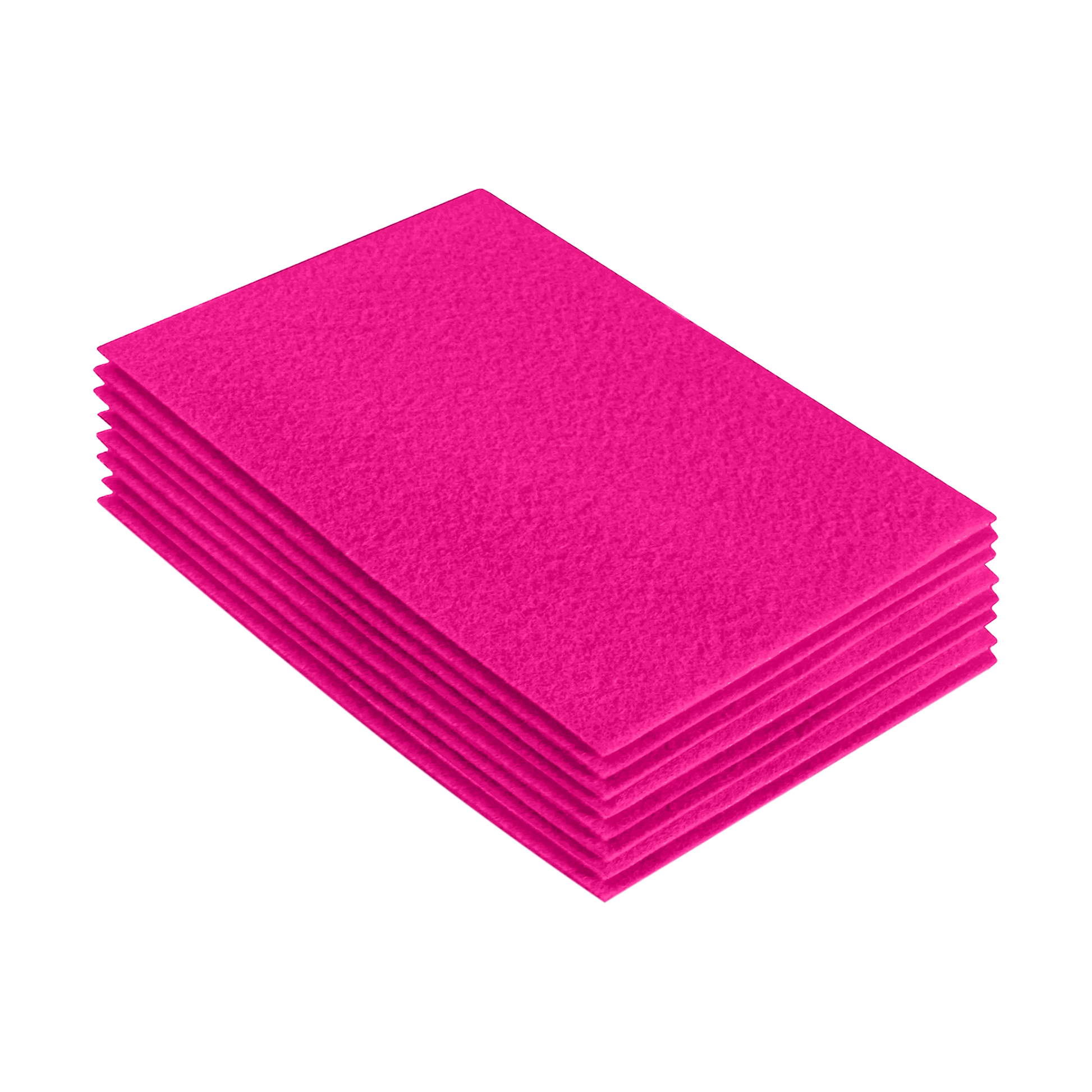 FabricLA Acrylic Felt 9"X12" Sheet Packs | Neon Pink - Prismatic Fiber Arts