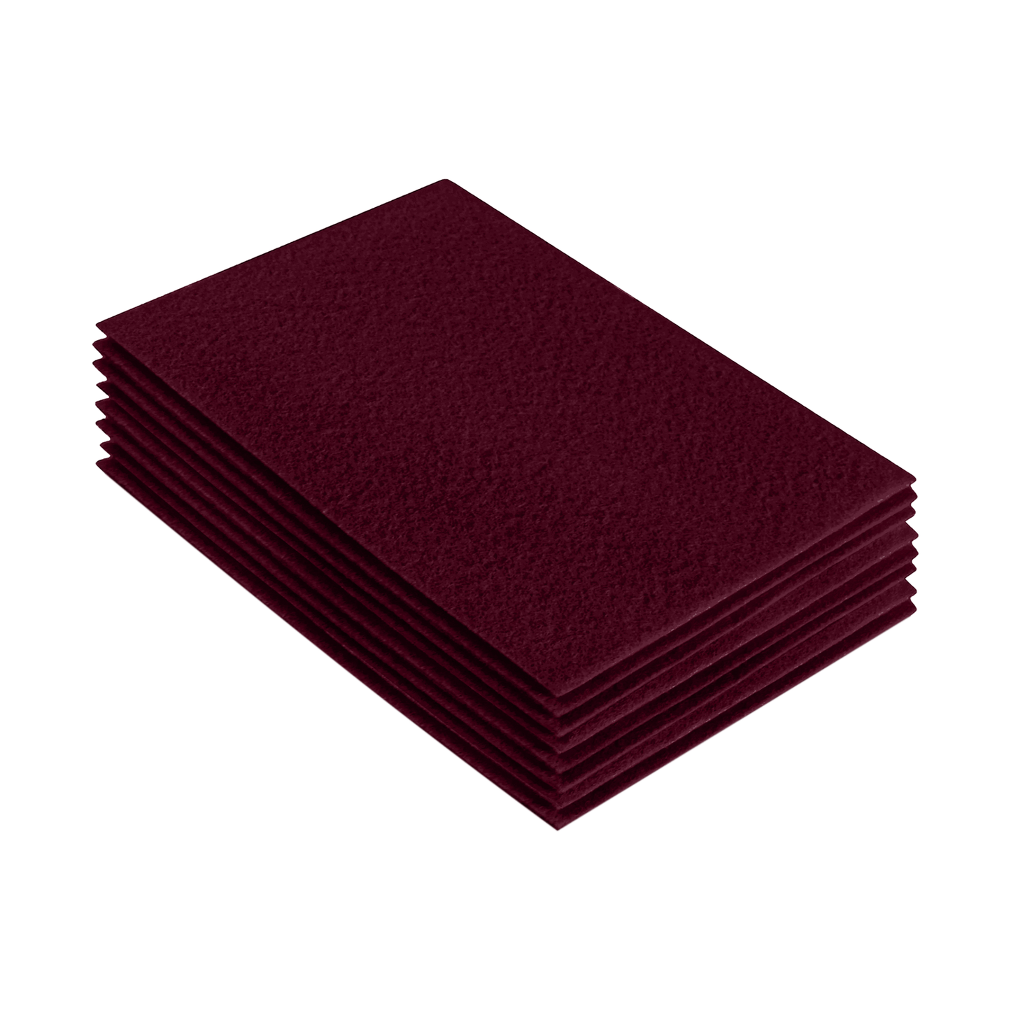 FabricLA Acrylic Felt 9"X12" Sheet Packs | Burgundy - Prismatic Fiber Arts