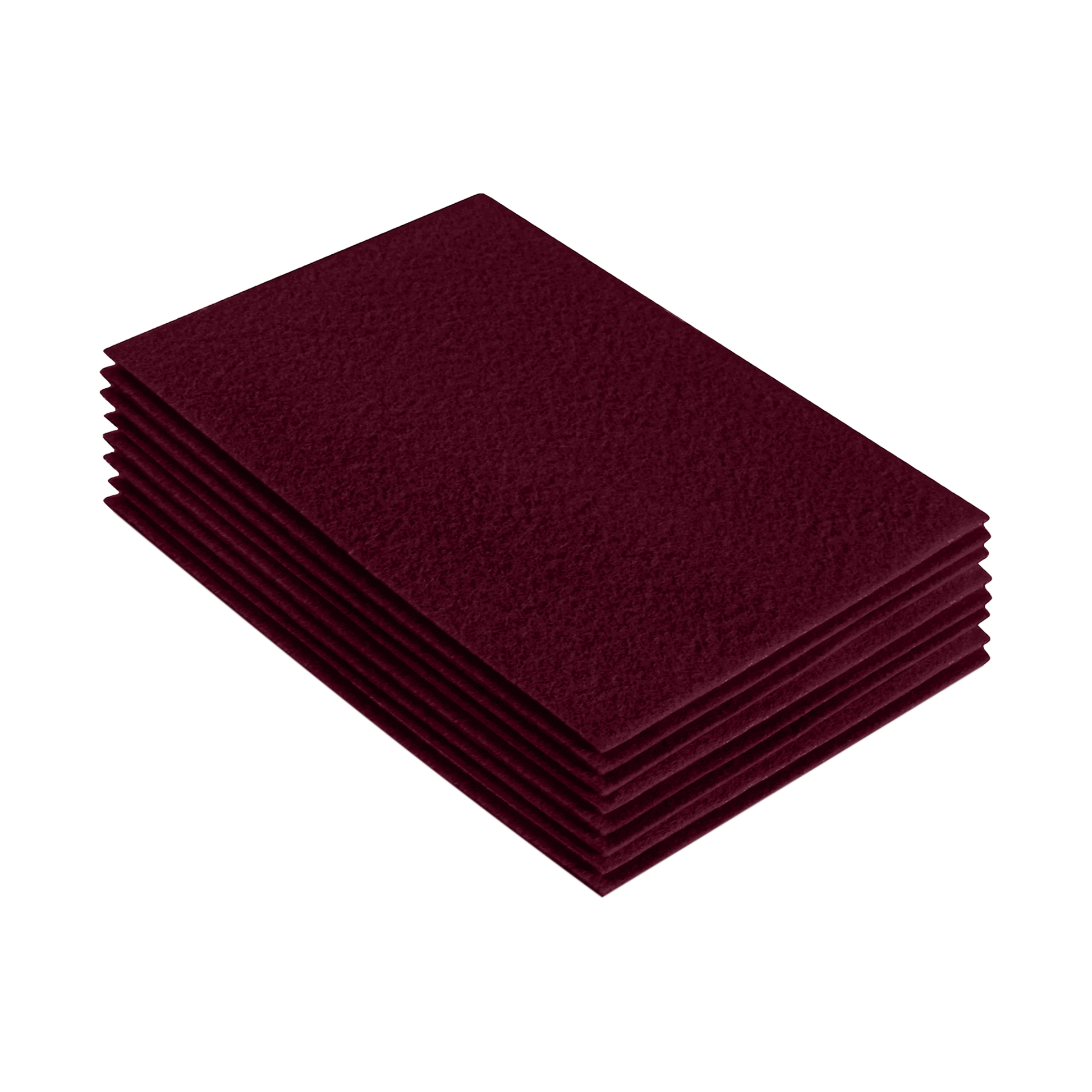 FabricLA Acrylic Felt 9"X12" Sheet Packs | Burgundy - Prismatic Fiber Arts
