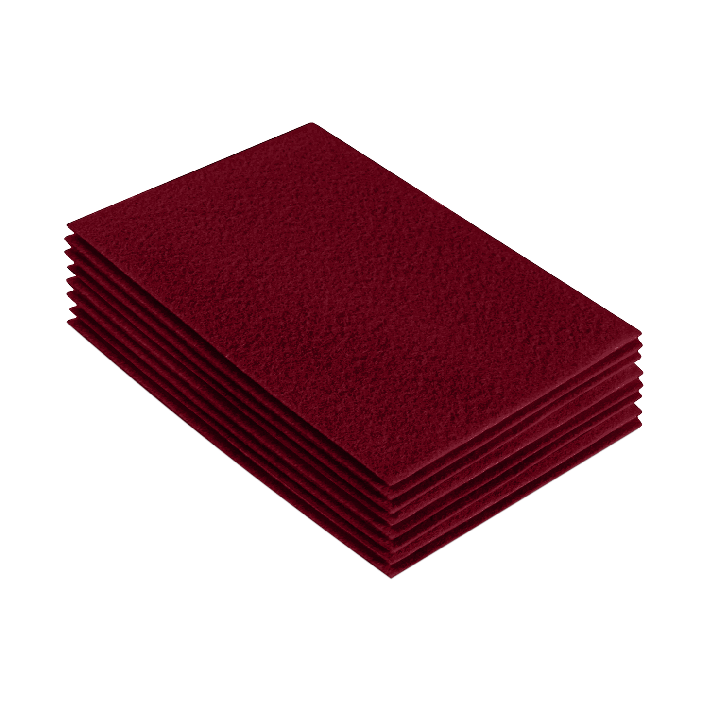 FabricLA Acrylic Felt 9"X12" Sheet Packs | Dark Red - Prismatic Fiber Arts