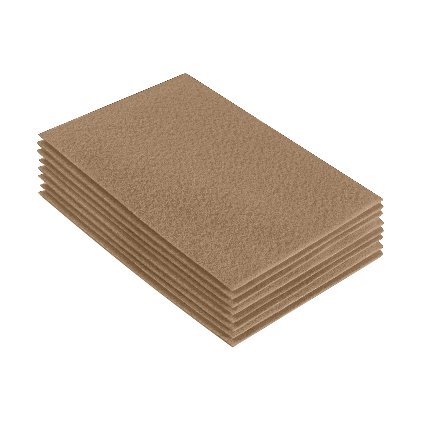 Taupe Felt Fabric Sheets – 9"x12" | Soft & Durable Craft Felt - Prismatic Fiber Arts
