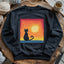 Cat Granny Square Sweatshirt - Prismatic Fiber Arts