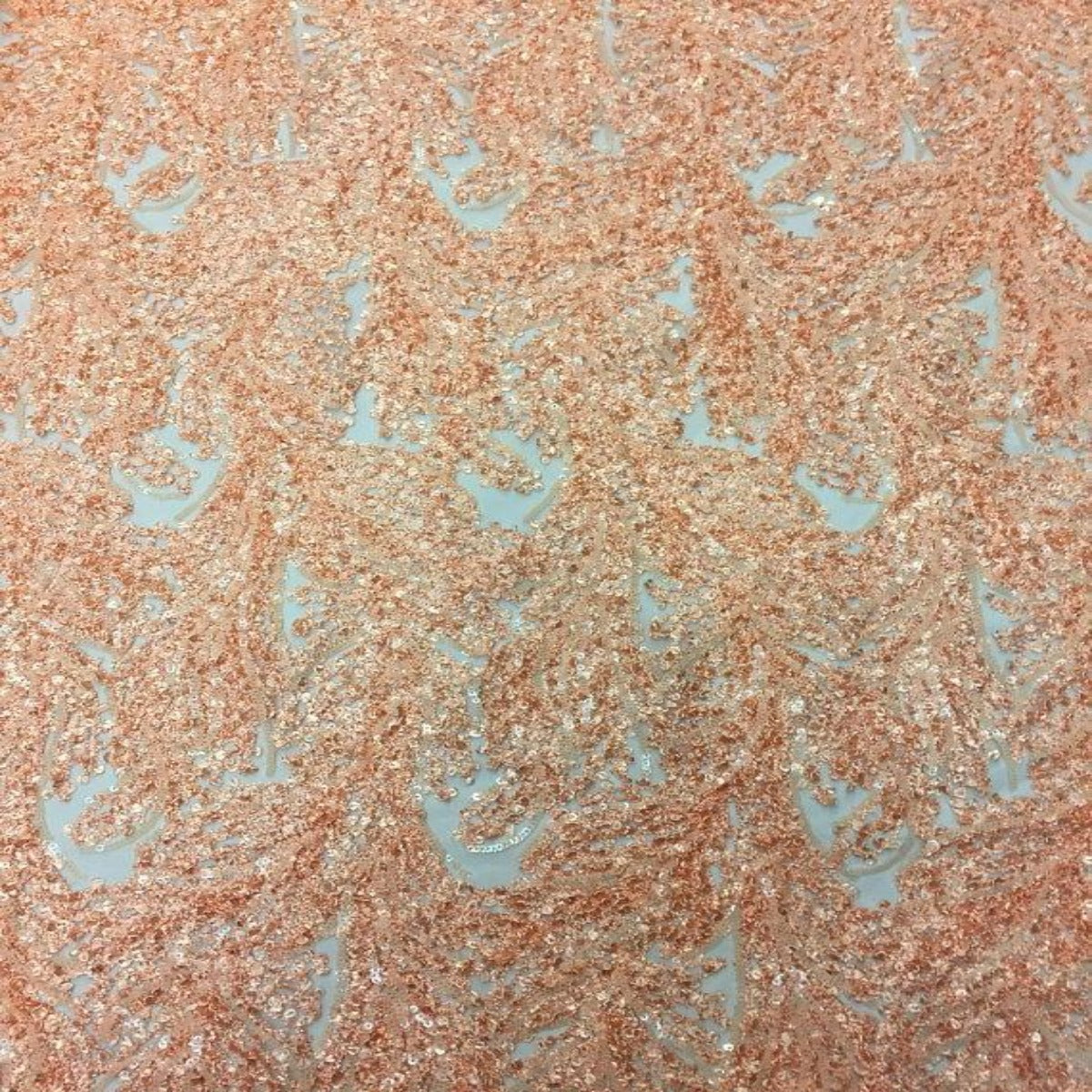 Cozy Pop Thread Floral Sequins Fabric - Prismatic Fiber Arts