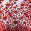 3D Embroidered Satin Floral Pearl Lace Fabric - Prismatic Fiber Arts