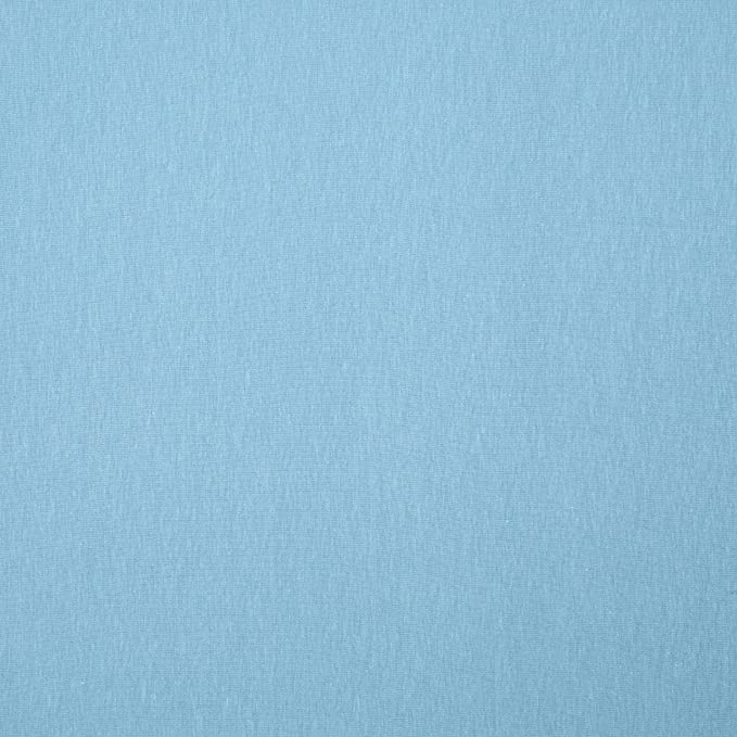 FabricLA 10 oz Cotton Spandex Jersey Knit Fabric – 4-Way Stretch | Dusty Blue - Prismatic Fiber Arts