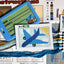 Blue Airplane Cross Stitch Kit - Prismatic Fiber Arts