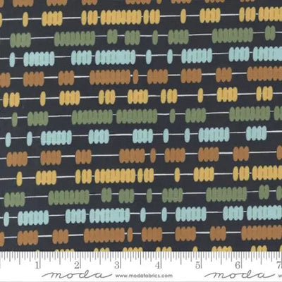 ABC XYZ Black Abacus Blenders 44"/45" Fabric Per Yard - Prismatic Fiber Arts