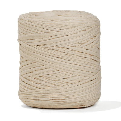 Recycled T-Shirt Fabric Yarn - Almond Color - Prismatic Fiber Arts