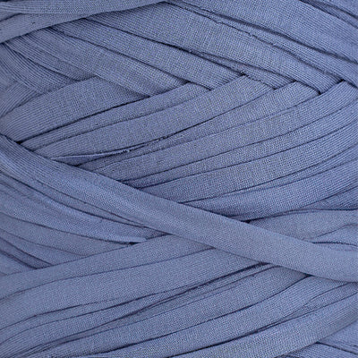 Recycled T-Shirt Fabric Yarn - Azure Color - Prismatic Fiber Arts