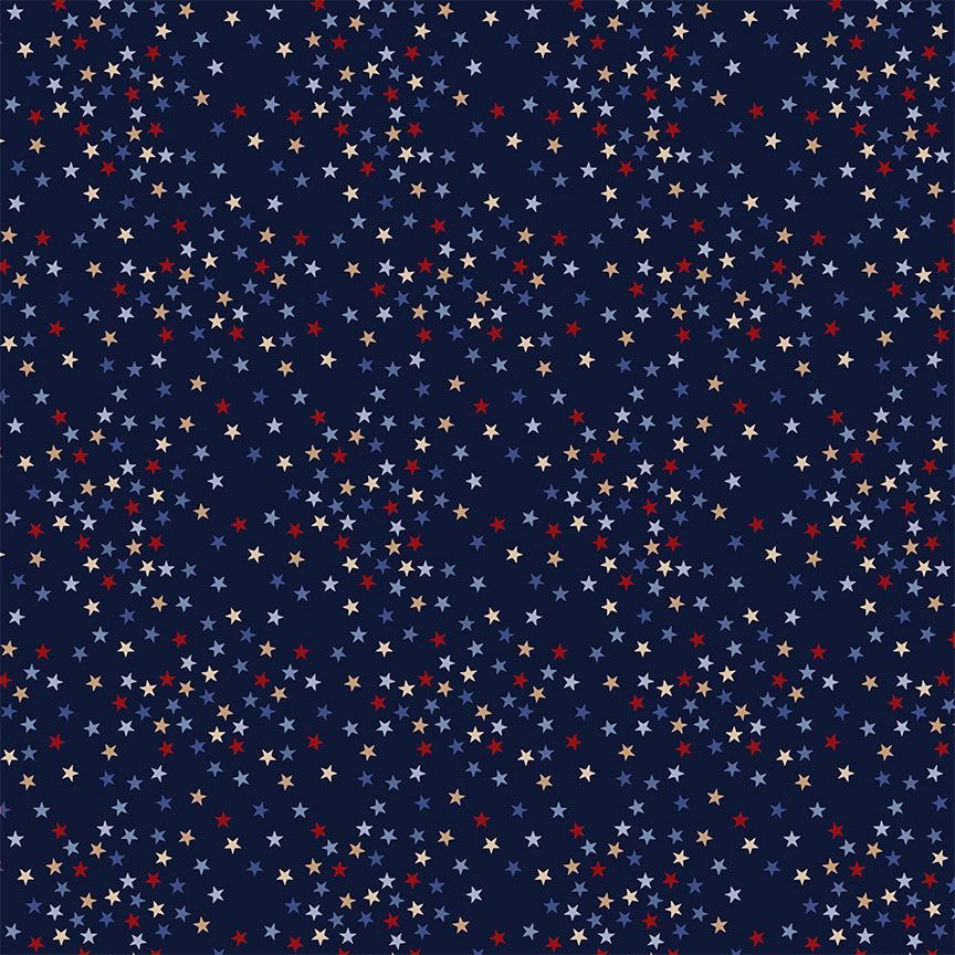 Admiral Stars Path to Freedom Cotton 44"/45" Fabric Per Yard - Prismatic Fiber Arts