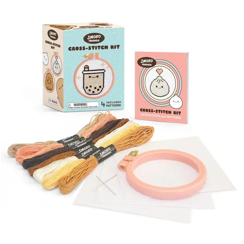 Smoko Friends Cross-Stitch Kit: Includes 4 Patterns