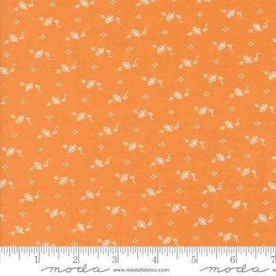 Agatha Road Pumpkin Pumpkin Dot 44"/45" Fabric Per Yard - Prismatic Fiber Arts