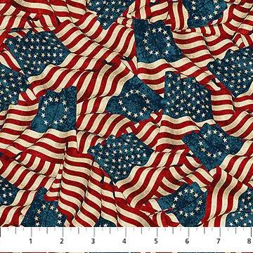 America 250 - Stonehenge 28371-12 Cotton 44"/45" Fabric Per Yard - Prismatic Fiber Arts