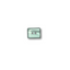 Faux Mother of Pearl Rectangle - 12MM Button - Prismatic Fiber Arts