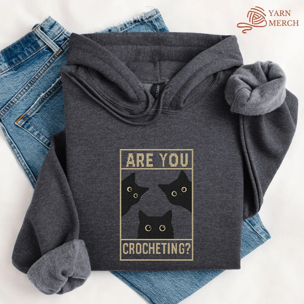 Are U Crocheting Hoodie - Prismatic Fiber Arts