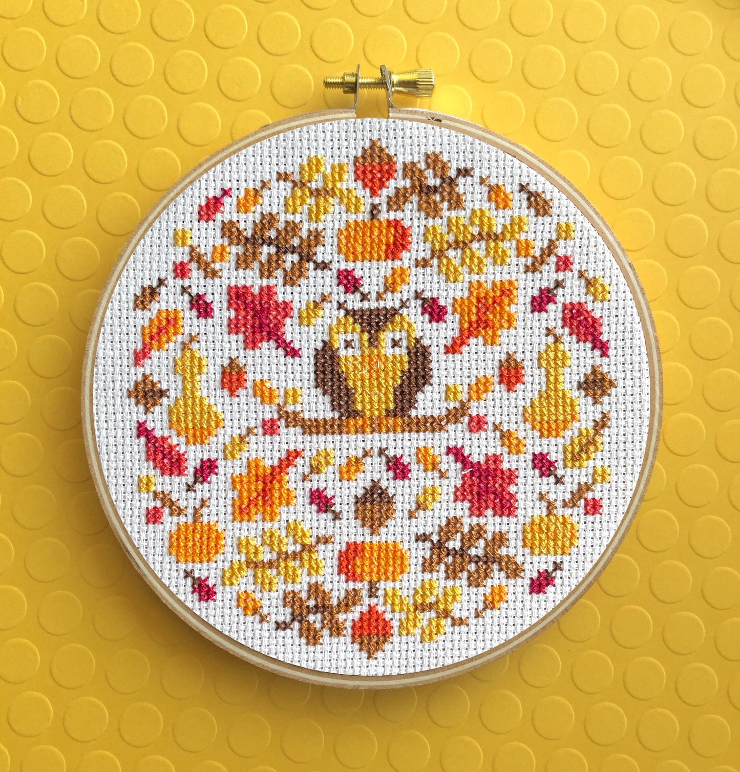 Autumn Mood Cross Stitch Kit - Prismatic Fiber Arts