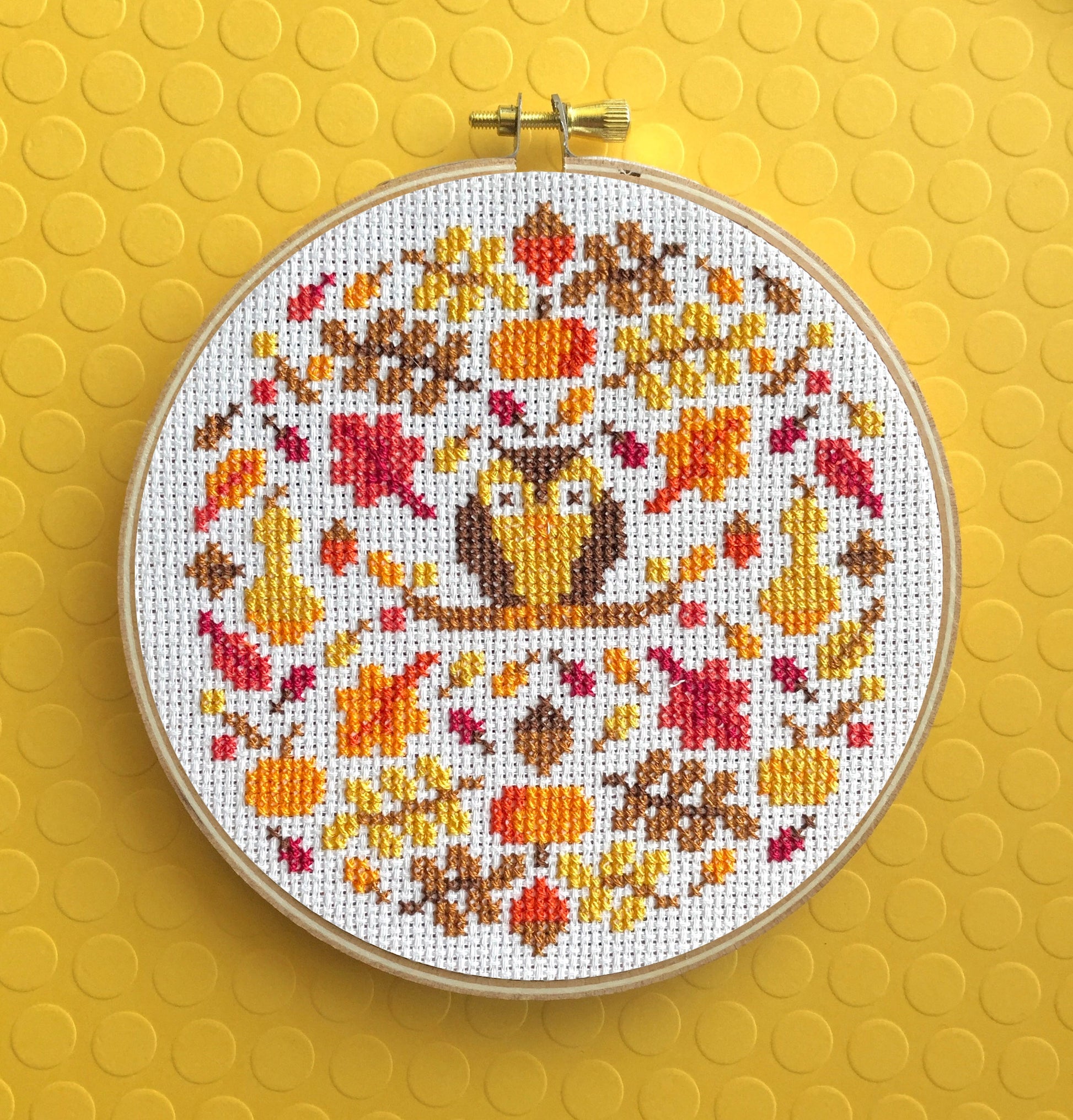 Autumn Mood Cross Stitch Kit - Prismatic Fiber Arts