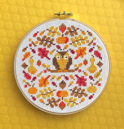 Autumn Mood Cross Stitch Kit - Prismatic Fiber Arts