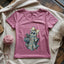Granny Ghost Lady V-neck - Prismatic Fiber Arts