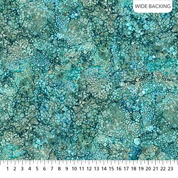 Green Tranquility Bliss Cotton Wideback Fabric Per Yard - Prismatic Fiber Arts