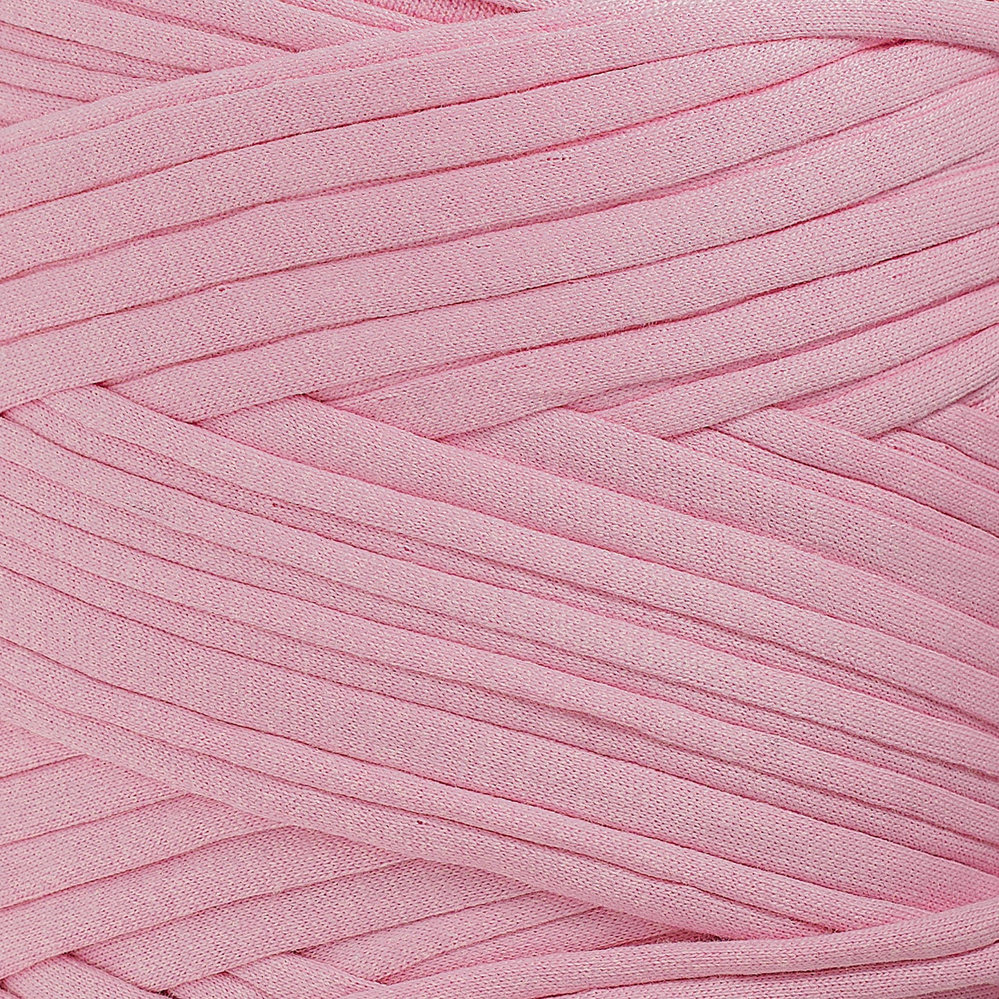 Recycled T-Shirt Fabric Yarn - Baby Pink Color - Prismatic Fiber Arts