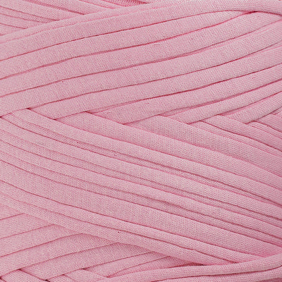 Recycled T-Shirt Fabric Yarn - Baby Pink Color - Prismatic Fiber Arts