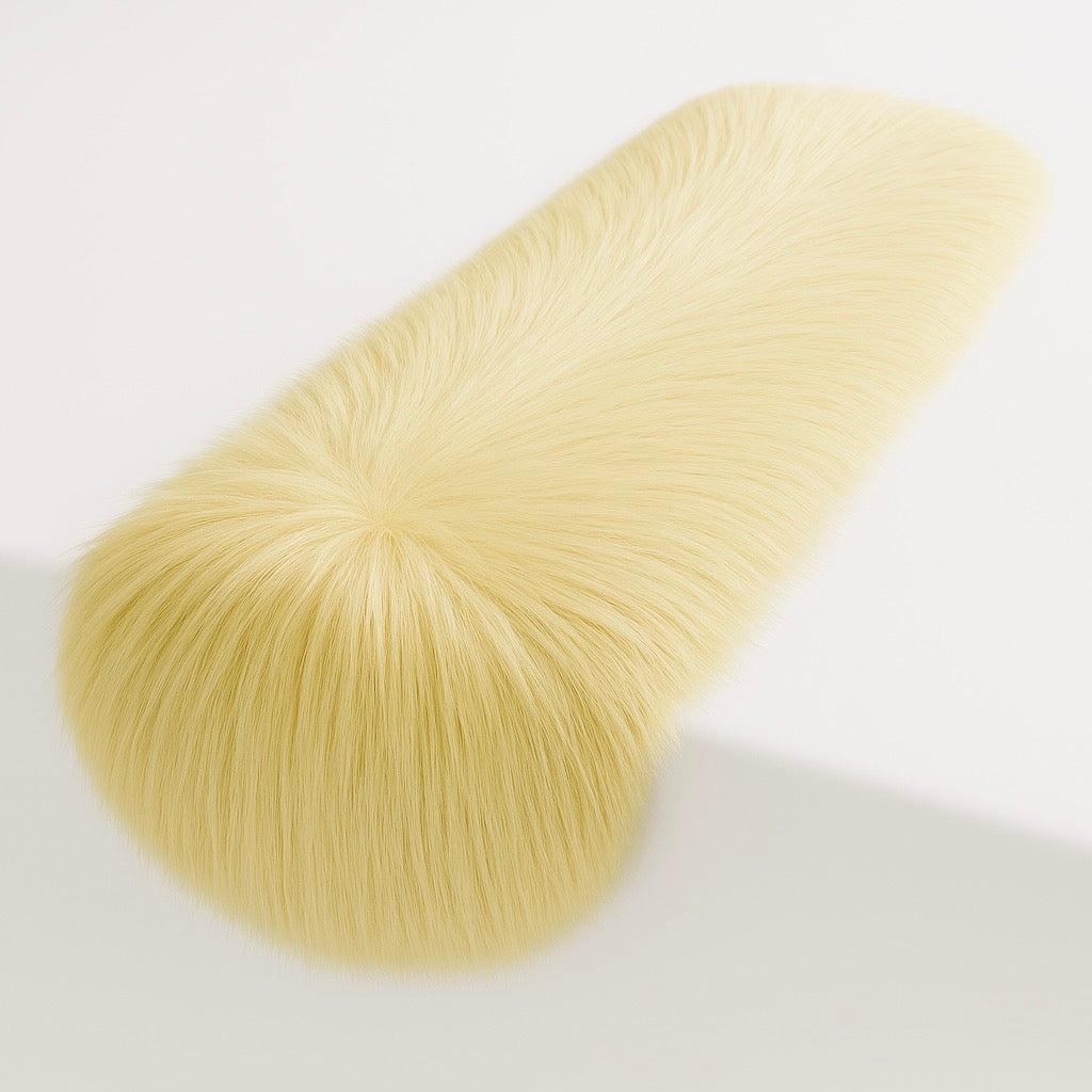 Luxurious Shaggy Faux Fur Tablecloth | Elegant Faux Fur for Dining Table by FabricLA - Prismatic Fiber Arts