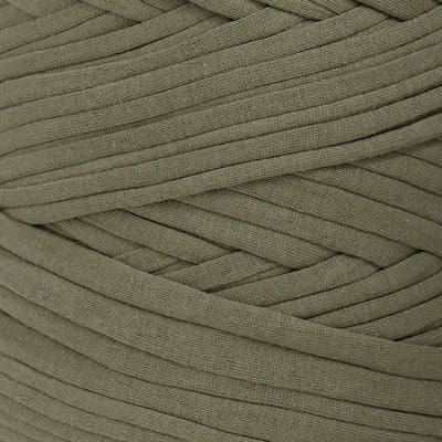 Recycled T-Shirt Fabric Yarn - Basil Color - Prismatic Fiber Arts