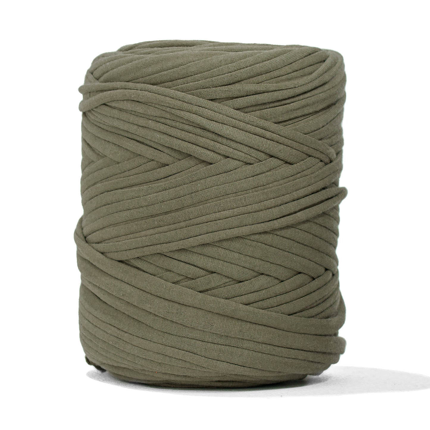 Recycled T-Shirt Fabric Yarn - Basil Color - Prismatic Fiber Arts