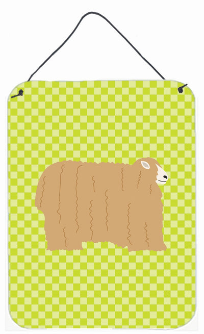 Lincoln Longwool Sheep Green Wall or Door Hanging Prints BB7797DS1216 - Prismatic Fiber Arts