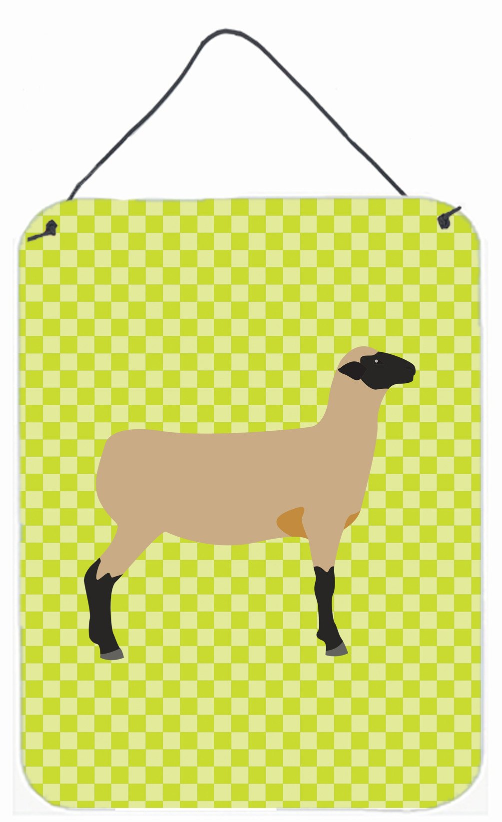 Hampshire Down Sheep Green Wall or Door Hanging Prints BB7802DS1216 - Prismatic Fiber Arts