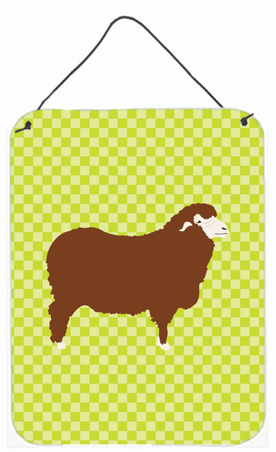 Merino Sheep Green Wall or Door Hanging Prints BB7807DS1216 - Prismatic Fiber Arts