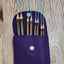 Blue Silk | Big Blanket Set | Adjustable Knitting Needles | 4 Sizes | US13, US15, US17, US19 | w/custom case - Prismatic Fiber Arts