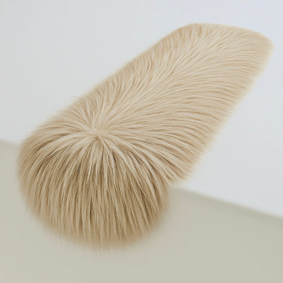 Faux Fur Table Runners – Elegant Decor for Every Occasion - Beige - Prismatic Fiber Arts