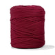 Recycled T-Shirt Fabric Yarn - Berry Red Color - Prismatic Fiber Arts