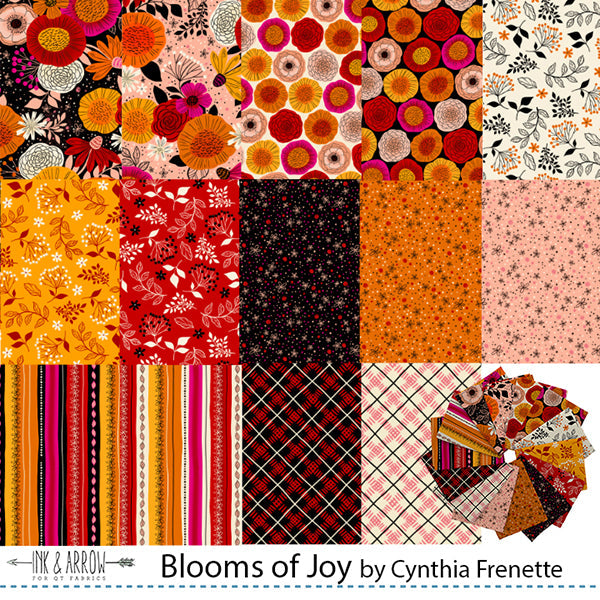 Blooms of Joy Fat Quarter Bundle - Prismatic Fiber Arts