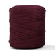 Recycled T-Shirt Fabric Yarn - Burgundy Color - Prismatic Fiber Arts