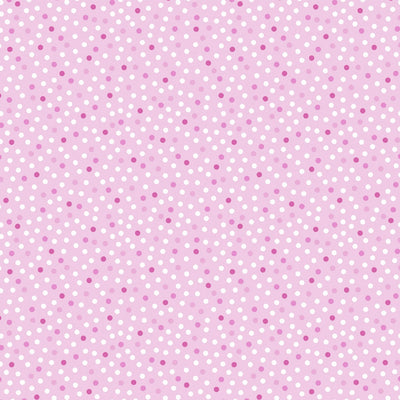 Barely Basics Lots a Dots Quilting Cuddle Blush Fabric Per Yard - Prismatic Fiber Arts