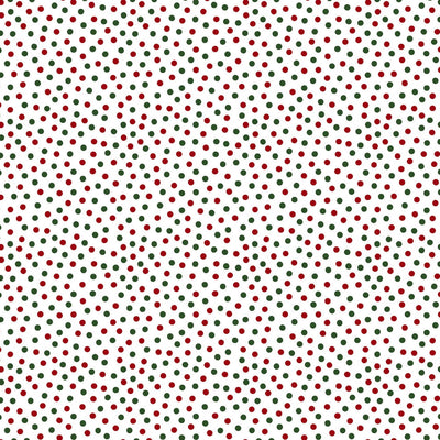 Barely Basics Lots a Dots Quilting Cuddle Christmas Fabric Per Yard - Prismatic Fiber Arts