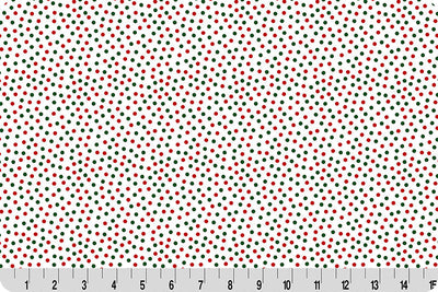 Barely Basics Lots a Dots Quilting Cuddle Christmas Fabric Per Yard - Prismatic Fiber Arts