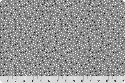 Barely Basics Lots a Dots Quilting Cuddle Gray Fabric Per Yard - Prismatic Fiber Arts