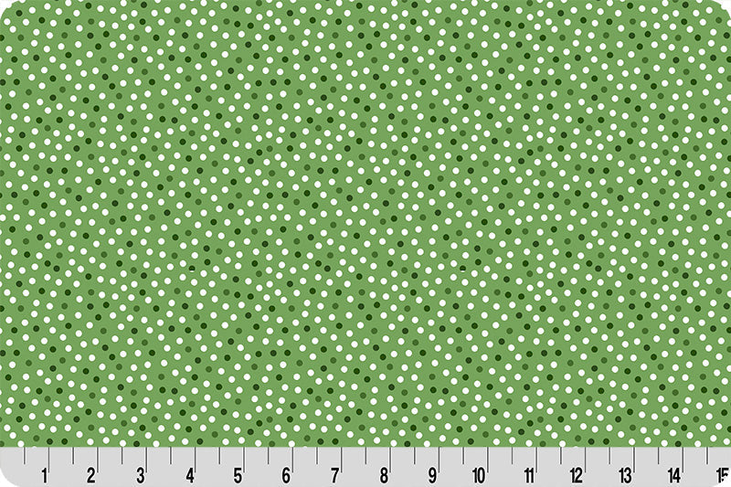 Barely Basics Lots a Dots Quilting Cuddle Leaf Fabric Per Yard - Prismatic Fiber Arts