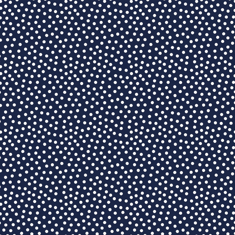 Barely Basics Lots a Dots Quilting Cuddle Navy Fabric Per Yard - Prismatic Fiber Arts