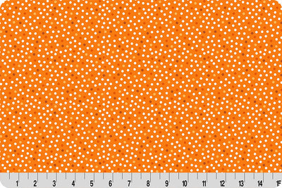 Barely Basics Lots a Dots Quilting Cuddle Orange Fabric Per Yard - Prismatic Fiber Arts