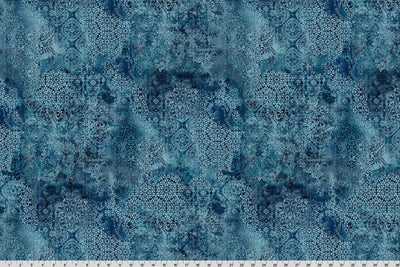 Barely Basics Stone Wash Quilting Cuddle Dark Sea Fabric Per Yard - Prismatic Fiber Arts