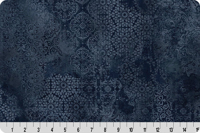 Barely Basics Stone Wash Quilting Cuddle Navy Fabric Per Yard - Prismatic Fiber Arts